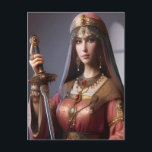 Warrior Beauty  Stretched Canvas Print Postcard<br><div class="desc">Warrior Beauty  Stretched Canvas Print</div>