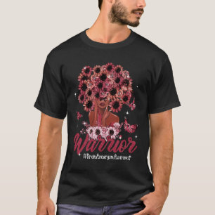 Warrior Black Women Sunflower Hair Brain Aneurysm T-Shirt