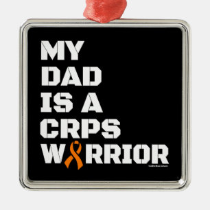 Warrior/Block/Dad...CRPS Metal Ornament