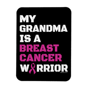 Warrior/Block/Grandma...Breast Cancer Magnet