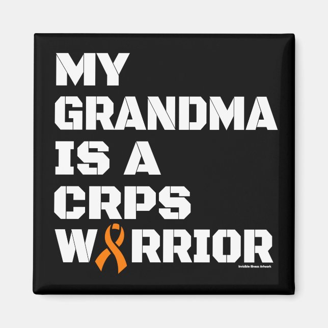 Warrior/Block/Grandma...CRPS Magnet (Front)