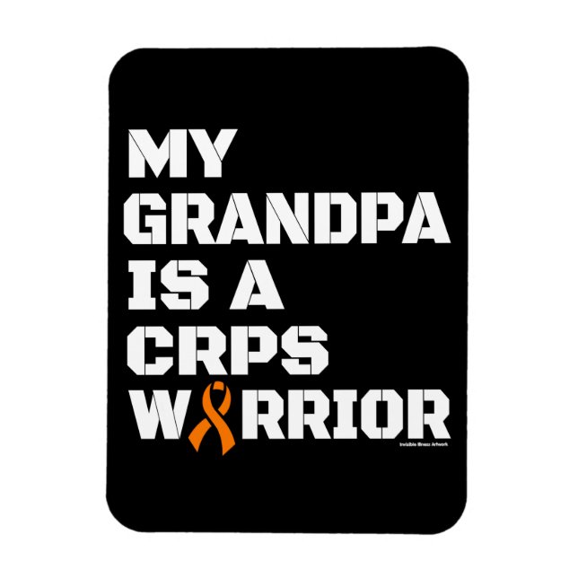 Warrior/Block/Grandpa...CRPS Magnet (Vertical)