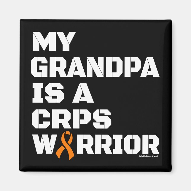 Warrior/Block/Grandpa...CRPS Magnet (Front)