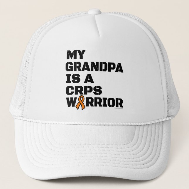 Warrior/Block/Grandpa...CRPS Trucker Hat (Front)