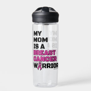 Warrior/Block/Mom...Breast Cancer Water Bottle