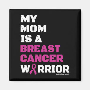 Warrior/Block/Mum...Breast Cancer Magnet