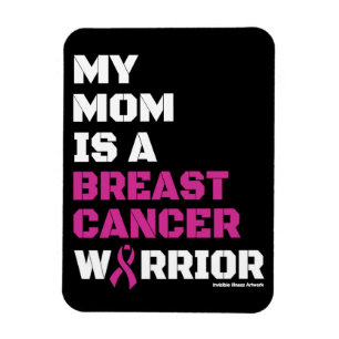 Warrior/Block/Mum...Breast Cancer Magnet