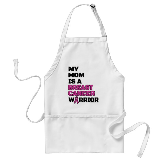 Warrior/Block/Mum...Breast Cancer Standard Apron (Front)