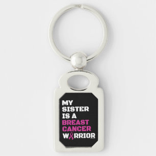 Warrior/Block/Sister...Breast Cancer Key Ring