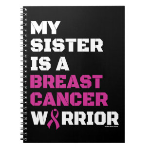 Warrior/Block/Sister...Breast Cancer Notebook