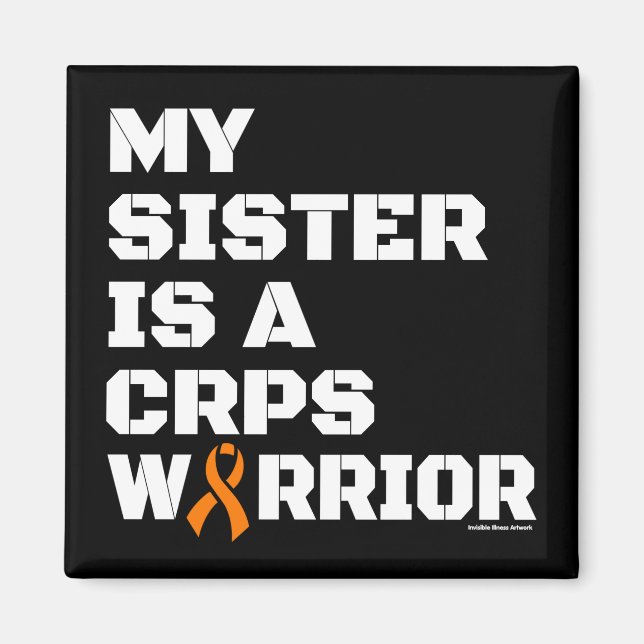 Warrior/Block/Sister...CRPS Magnet (Front)