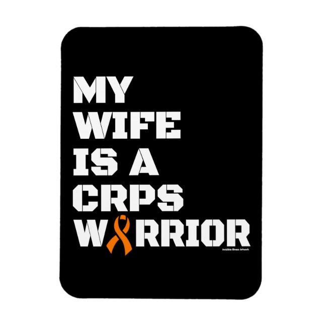 Warrior/Block/Wife...CRPS Magnet (Vertical)