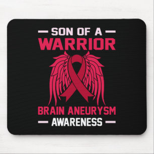 Warrior Brain Aneurysm Awareness Month Supporter G Mouse Pad