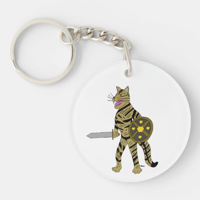 Warrior Cat Key Ring (Front)