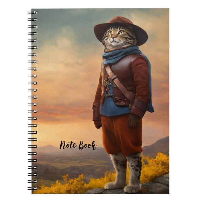 Warrior Cat Spiral  Notebook (Front)
