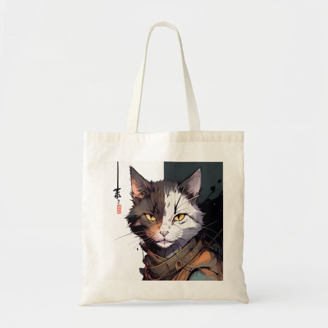Warrior Cat  Tote Bag (Front)