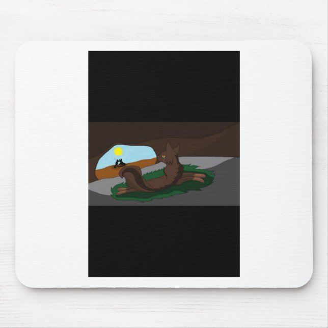 Warrior cats mouse pad (Front)