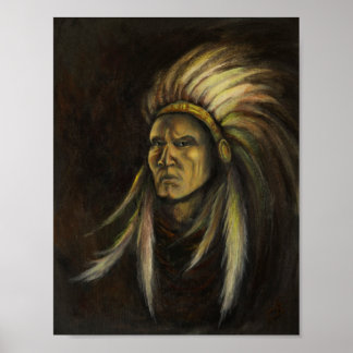 Warrior Chief      Spirit of the Wolf Poster
