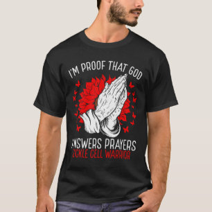 Warrior Christian Faith God Sickle Cell Awareness T-Shirt