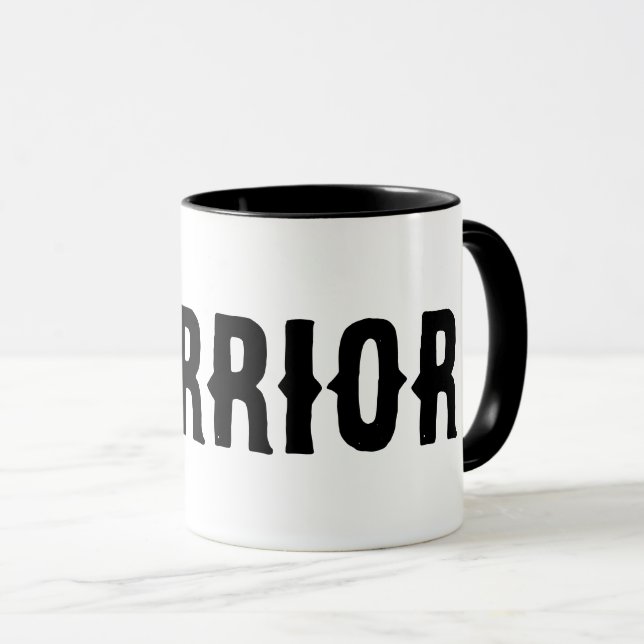 Warrior Coffee Mug (Front Right)