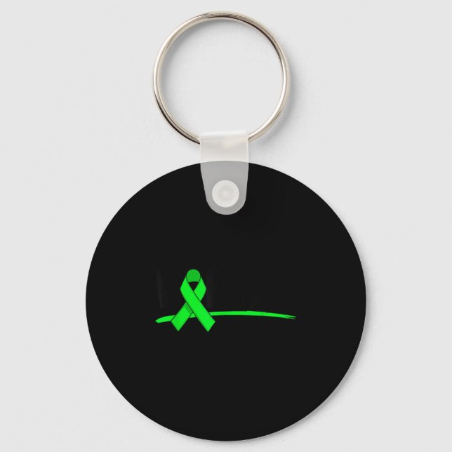 Warrior Depression Anxiety Mental Health Awareness Key Ring (Front)