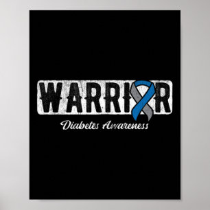 Warrior Diabetes Awareness  Poster