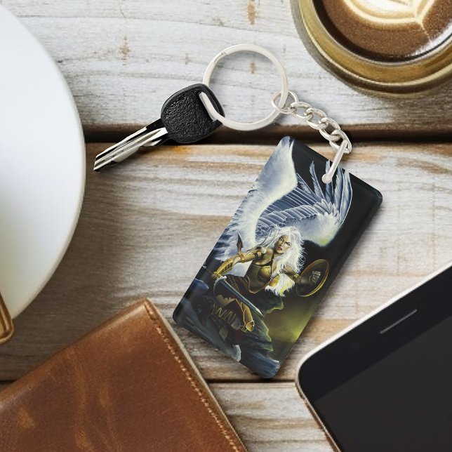 Warrior Fantasy Angel Sword Key Ring (Creator Uploaded)