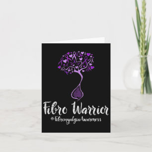 Warrior - Fibromyalgia Support And Awareness Card
