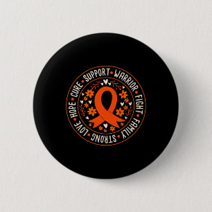 Warrior Fight Family Strong Love Hope Cure Support 6 Cm Round Badge