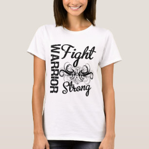 Warrior Fight Strong Bone Cancer T-Shirt
