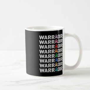 Warrior Fighter Cancer Survivor awareness world ca Coffee Mug
