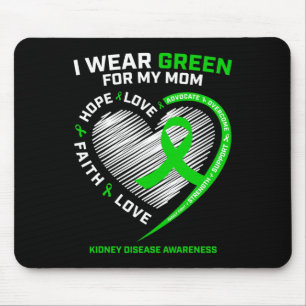 Warrior Fighter Women Men Gifts Mum Kidney Disease Mouse Pad