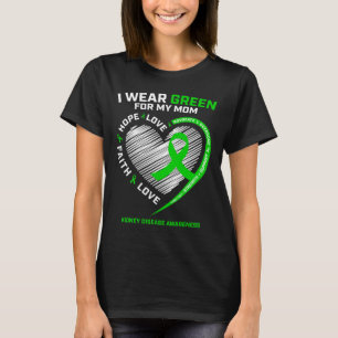 Warrior Fighter Women Men Gifts Mum Kidney Disease T-Shirt