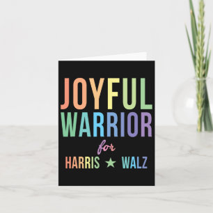 Warrior For Kamala Harris Tim Walz 2024 2 Card