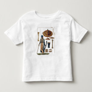 Warrior from Island of Guebe with items of Native Toddler T-Shirt