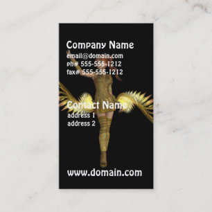 Warrior Girl Business Cards