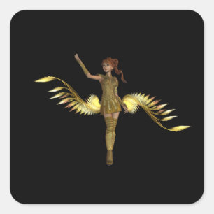 Warrior Girl Stickers