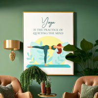 Warrior III Yoga Art – Customisable Inspirational 