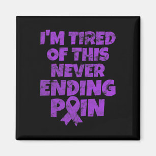Warrior I'm Tired Of Never Ending Pain Grunge Magnet