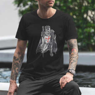 Warrior Knight In Armour  T-Shirt