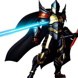 Warrior Knight Throw Blanket Cushion