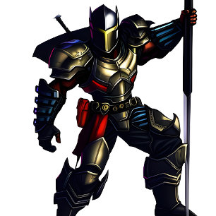 Warrior Knight   Tote Bag