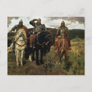 Warrior Knights, 1881-98 Postcard