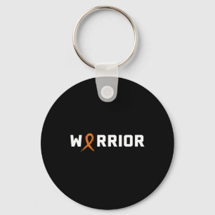 Warrior Leukaemia Shirt - Blood Cancer Awareness Key Ring