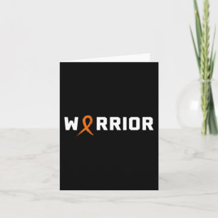 WARRIOR LEUKEMIA SHIRT - Blood Cancer Awareness Card