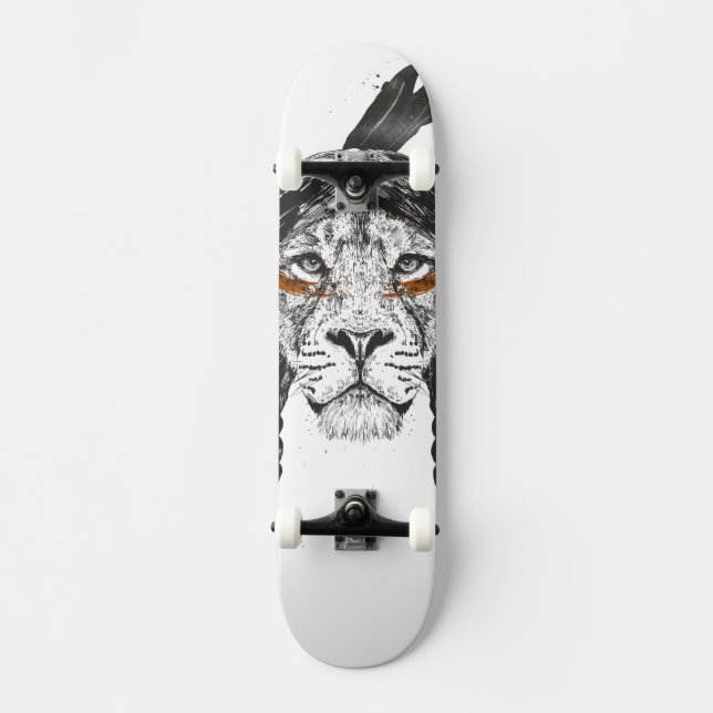 Warrior lion skateboard (Front)