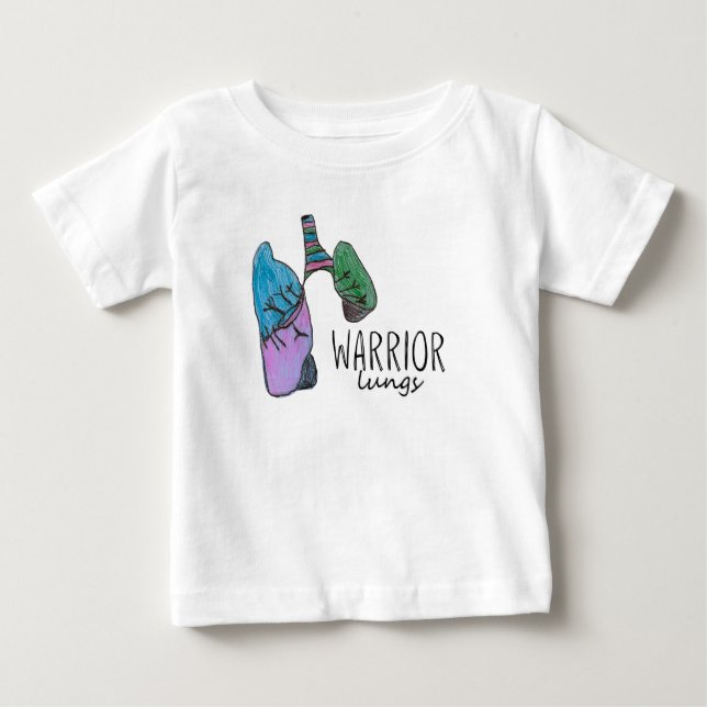 Warrior Lungs/Stronger Together Baby T-shirt (Front)