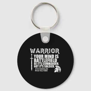 Warrior- Mental Health Awareness Month  Key Ring