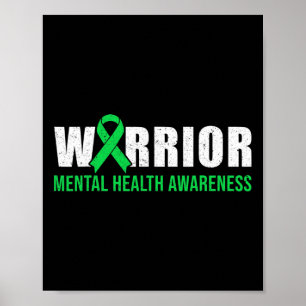 Warrior - Mental Health Awareness Month  Poster