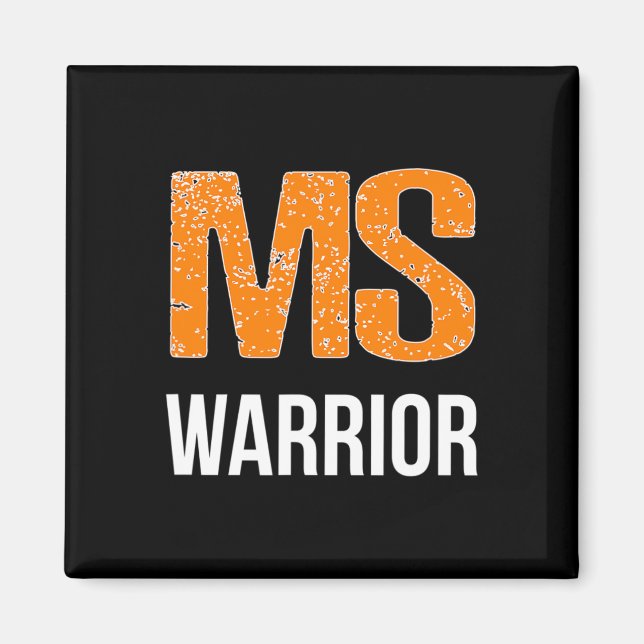 Warrior Multiple Sclerosis Awareness  Magnet (Front)